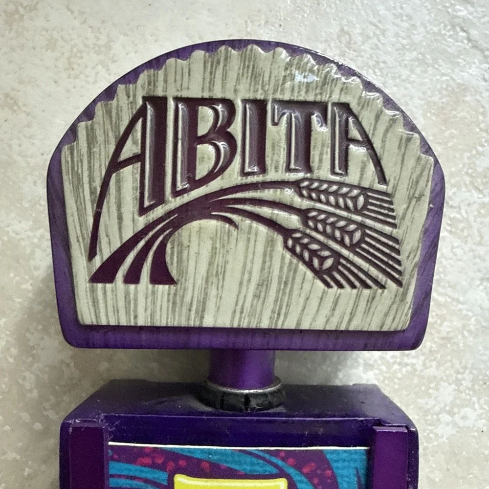 Abita Beer Tap Handle Knob Topper Bar Keg Brewing Purple Haze Raspberry Lager